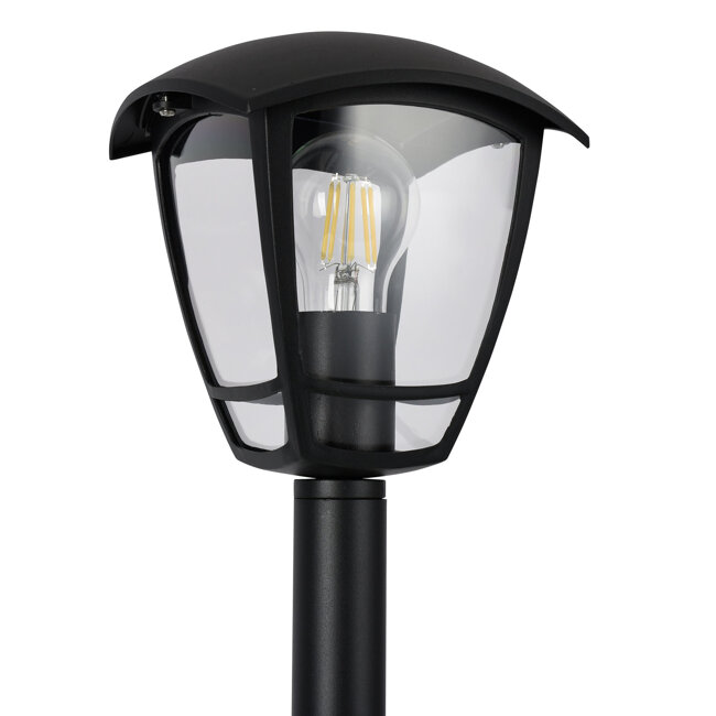 Lampa Ogrodowa Stojąca Słupek Latarnia E27 LX- 711 Czarna 100cm LEDLUX