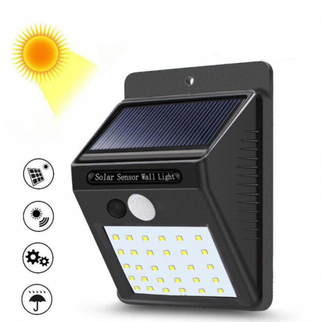 Lampa Solarna LED Naświetlacz czujnik ruchu  LSOL-010 LEDLUX