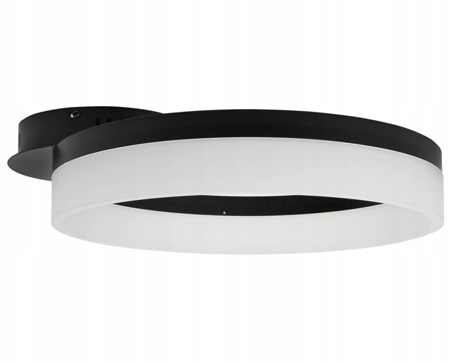 Lampa Sufitowa Wisząca LED Okrągła LX- 927 46W Czarna biała neutralna LEDLUX