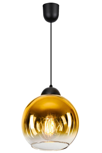 Lampa Wisząca LX-1314 Żółta 1x E27 LEDLUX