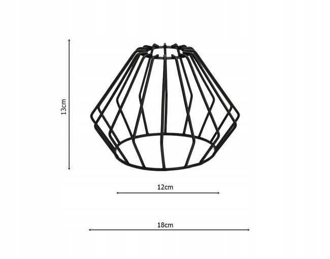 Lampka Nocna Biurkowa Stołowa LX- 1800 Czarna 1x E27 LEDLUX