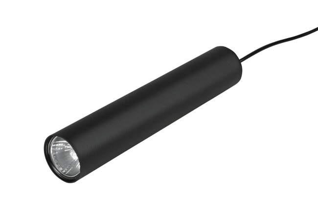 Reflektor Szynowy Lampa Tuba Oprawa Na Żarówkę GU10  Czarny LEDLUX