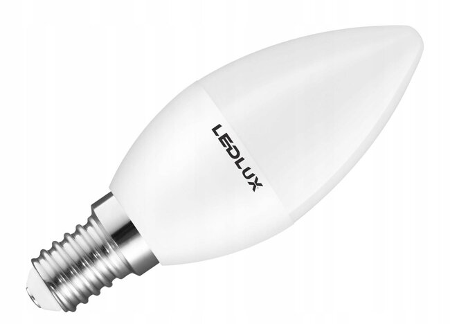 Żarówka LED E14 B35 6W = 60W 610lm 3000K LEDLUX