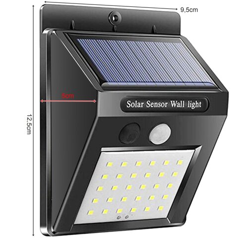 Lampa Solarna LED Naświetlacz czujnik ruchu  LSOL-010 LEDLUX