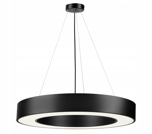 Lampa Sufitowa Wisząca LED Okrągła LX- 900 30W Czarna biała neutralna LEDLUX