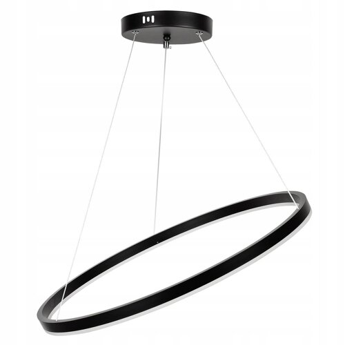 Lampa Sufitowa Wisząca LED Okrągła LX- 919 38W Czarna biała neutralna LEDLUX